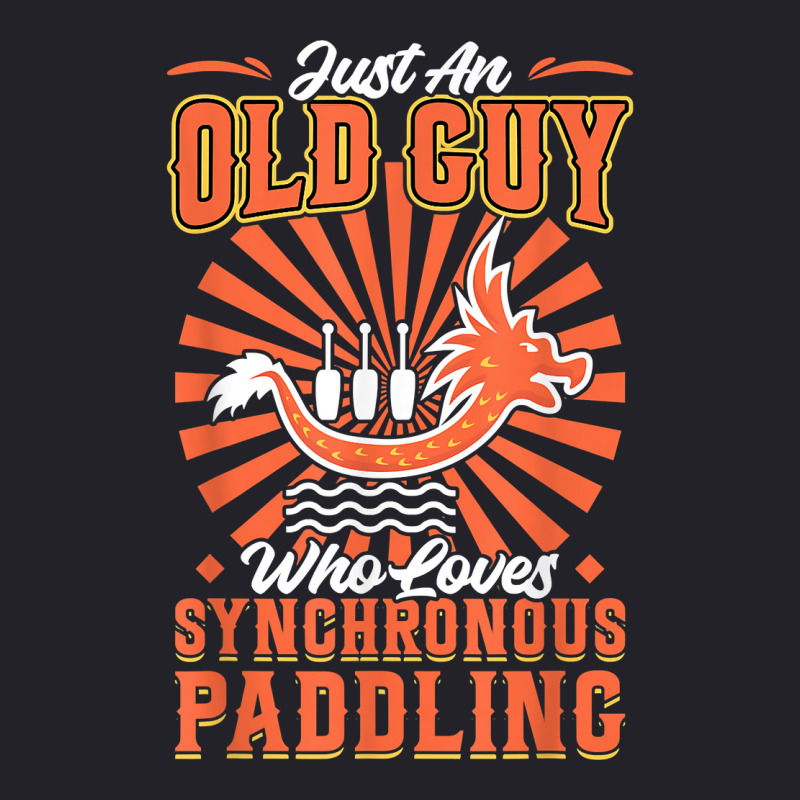 Just An Old Guy Who Loves Synchronous Paddling   Dragon Boat T Shirt Unisex Sherpa-Lined Denim Jacket by tawny4okburd | Artistshot