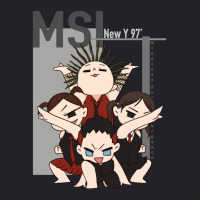 Funny Man Msi Chibi Graphic For Fans Unisex Sherpa-lined Denim Jacket | Artistshot