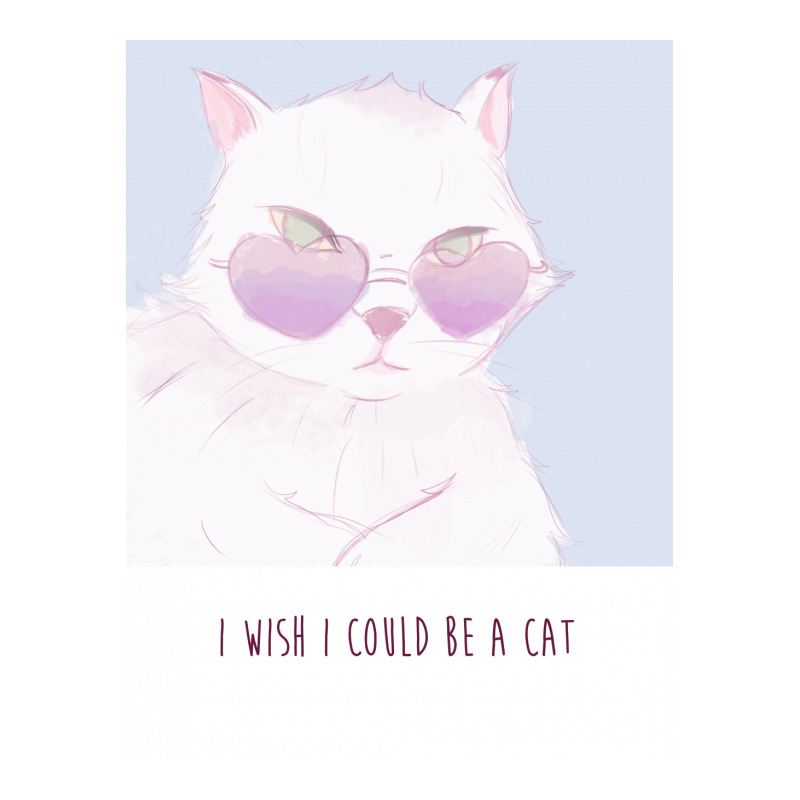 I Wish I Could Be A Cat Sticker | Artistshot