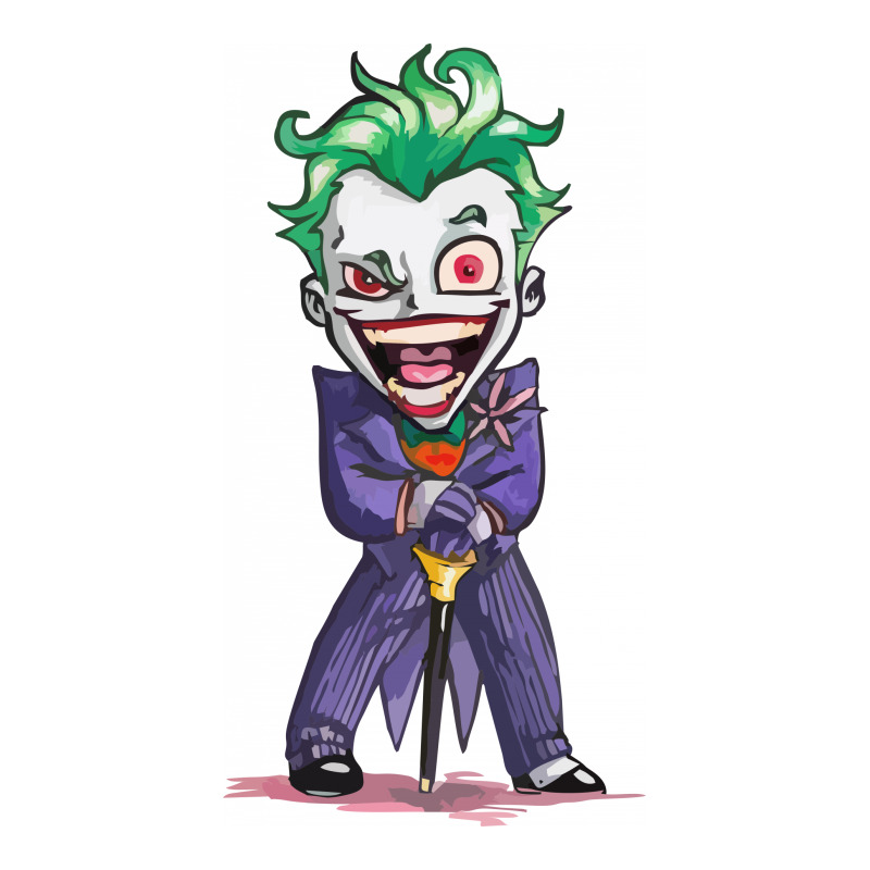 Joker (dc)  (low Poly Abstract) Fanart (zoomout Effect) Sticker | Artistshot