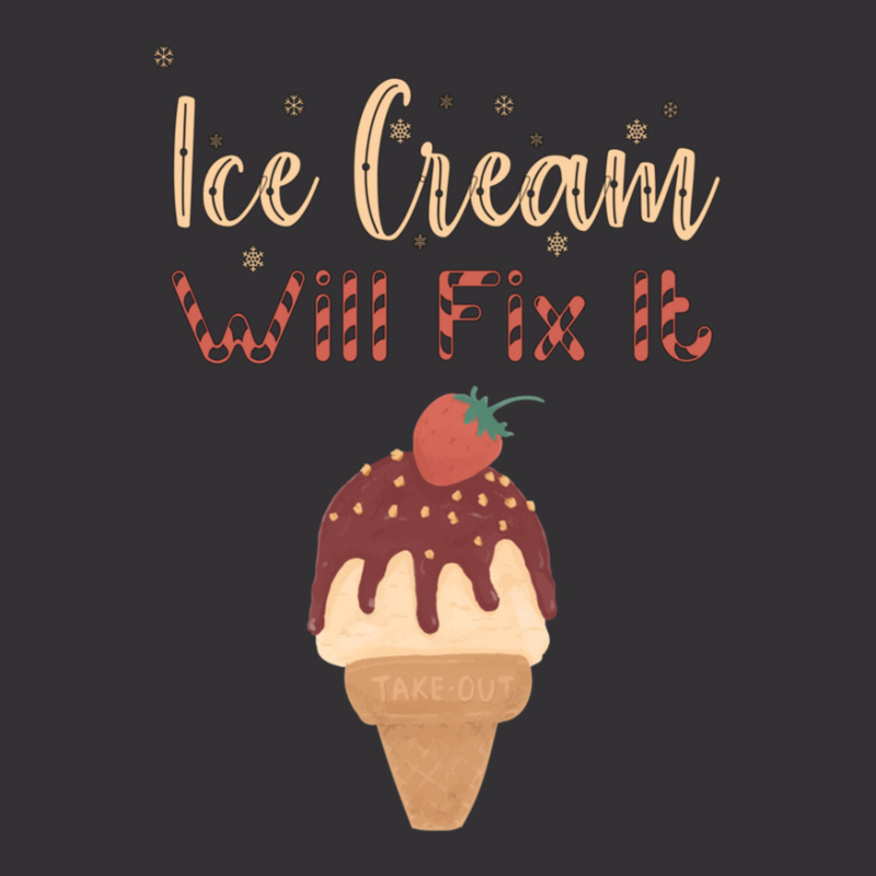 Ice Cream Will Fix It   1 Vintage Hoodie by GEORGESOCE | Artistshot