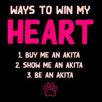 Trending Ways To Win My Heart Dog Lover Akita Inu Dog Owner V-neck Tee | Artistshot