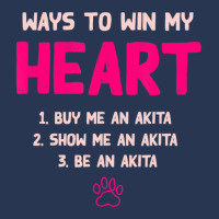 Trending Ways To Win My Heart Dog Lover Akita Inu Dog Owner Men Denim Jacket | Artistshot