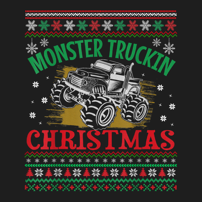 Monster Truck Ugly Christmas   Monster Truckin Christmas T Shirt Classic T-shirt by anselmpru9bt | Artistshot