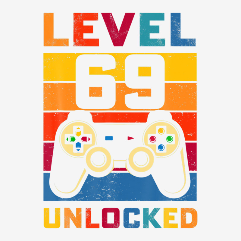 Level 69 Unlocked Shirt 69th Birthday Matching Video Game Graphic T-shirt | Artistshot