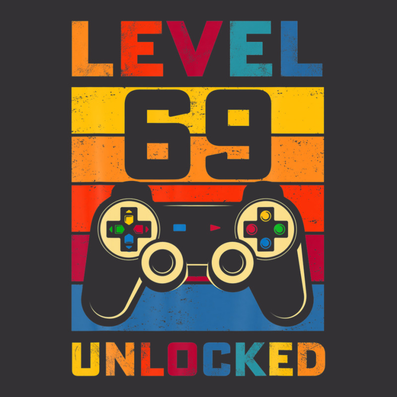 Level 69 Unlocked Shirt 69th Birthday Matching Video Game Vintage Hoodie And Short Set | Artistshot