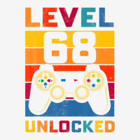 Level 68 Unlocked Shirt 68th Birthday Matching Video Game Graphic T-shirt | Artistshot