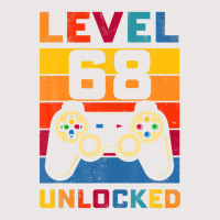 Level 68 Unlocked Shirt 68th Birthday Matching Video Game Pocket T-shirt | Artistshot