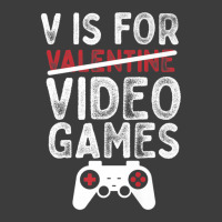 Funny Valentine's Day V Is For Video Games Gamer Boys Men Men's Polo Shirt | Artistshot