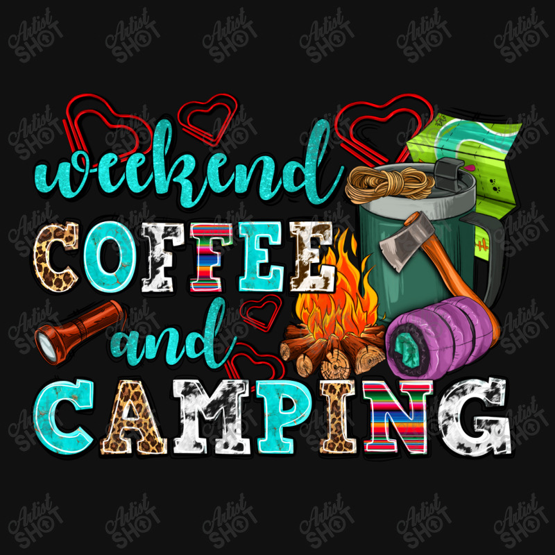 Weekend Coffee And Camping Graphic T-shirt | Artistshot