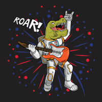 Cool Dinosaur Playing Guitar T-shirt | Artistshot