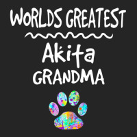 Hot Trend Worlds Greatest Akita Grandma Cute Dog Paw Print Pet Love Unisex Hoodie | Artistshot