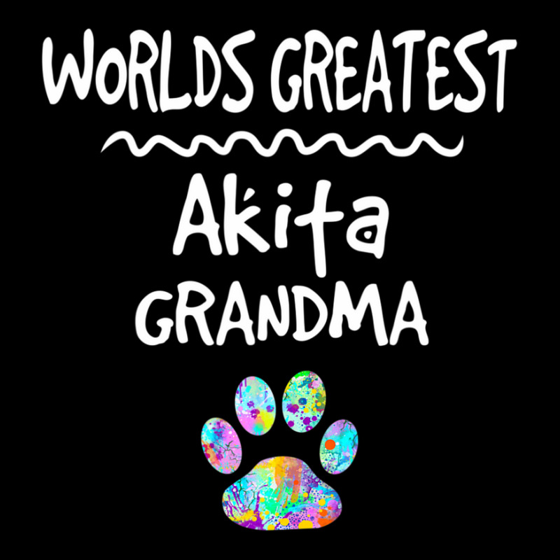 Hot Trend Worlds Greatest Akita Grandma Cute Dog Paw Print Pet Love Unisex Jogger by hongquangd | Artistshot