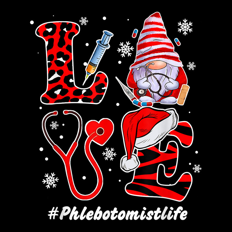 Love Phlebotomist Nurse Life Snowman Syringe Xmas Nursing T Shirt V-neck Tee | Artistshot