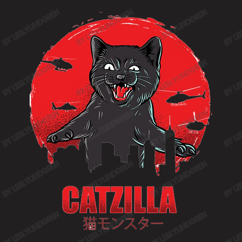 Cat Zilla Funny Cat T-Shirt by LeslyLindgren | Artistshot