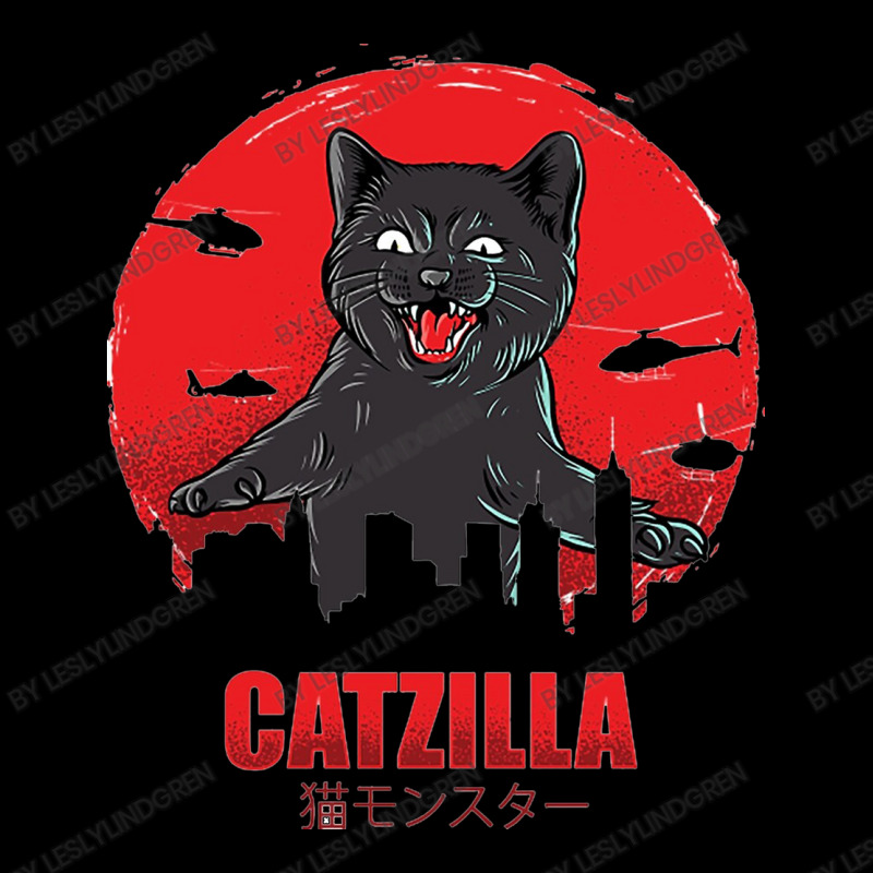 Cat Zilla Funny Cat Fleece Short by LeslyLindgren | Artistshot