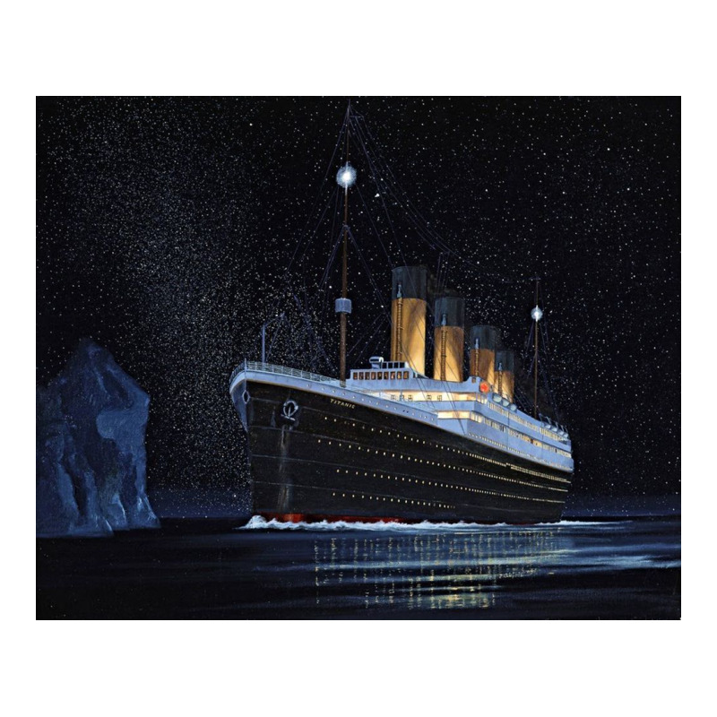 Titanic Art Poster V-neck Tee | Artistshot