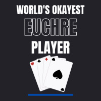 Worlds Okayest Euchre Player Card Games Unisex Sherpa-lined Denim Jacket | Artistshot