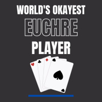 Worlds Okayest Euchre Player Card Games Vintage Hoodie | Artistshot