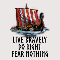 Norse Mythology   Live Bravely   Viking Ship   Paganism T Shirt Pocket T-shirt | Artistshot