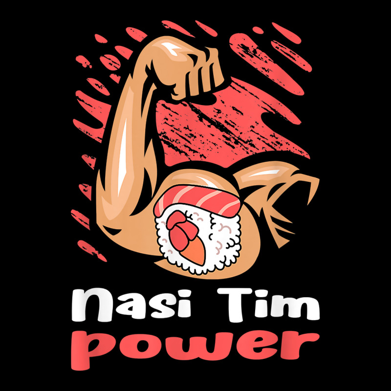 Nasi Tim Power Workout Funny Gym Humor Steamed Chicken Rice T Shirt Maternity Scoop Neck T-shirt by tawny4okburd | Artistshot