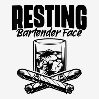 Resting Bartender Face Liquor Alcohol Bartending Mixologist T Shirt Adjustable Cap | Artistshot