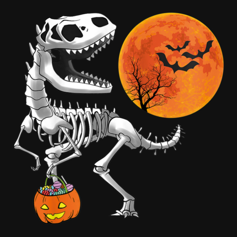 Halloween Dinosaur T Rex Skeleton Scary Boys Kids Teens Graphic T-shirt | Artistshot