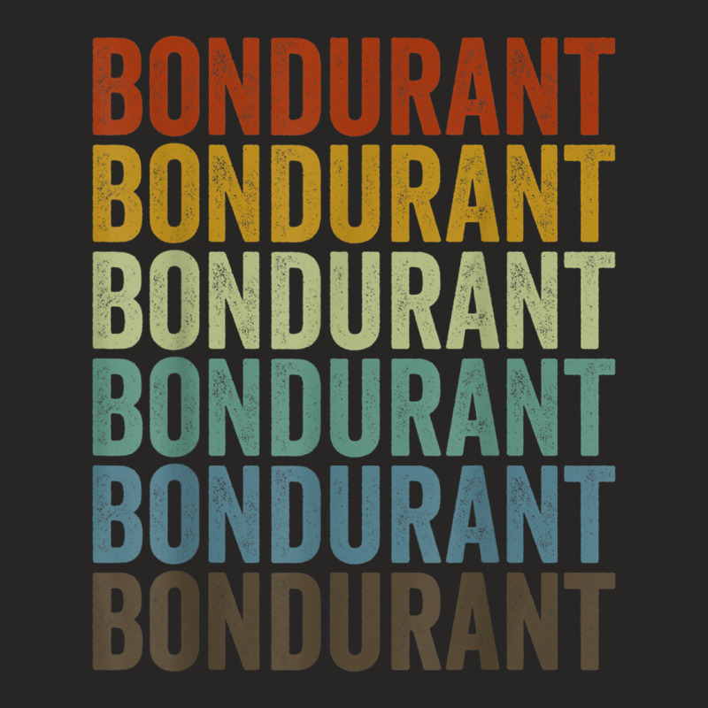 Bondurant City Retro T Shirt Ladies Fitted T-Shirt by kleebbi | Artistshot