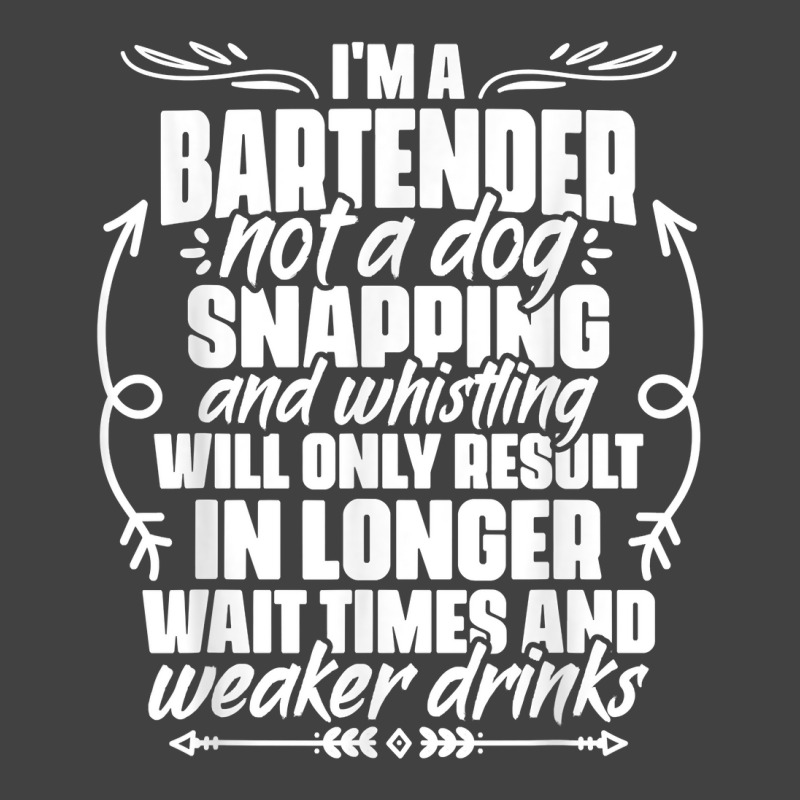 Sarcastic Bartending Liquor Alcohol Bartender Mixologist T Shirt Vintage T-Shirt by katheleenweb0 | Artistshot