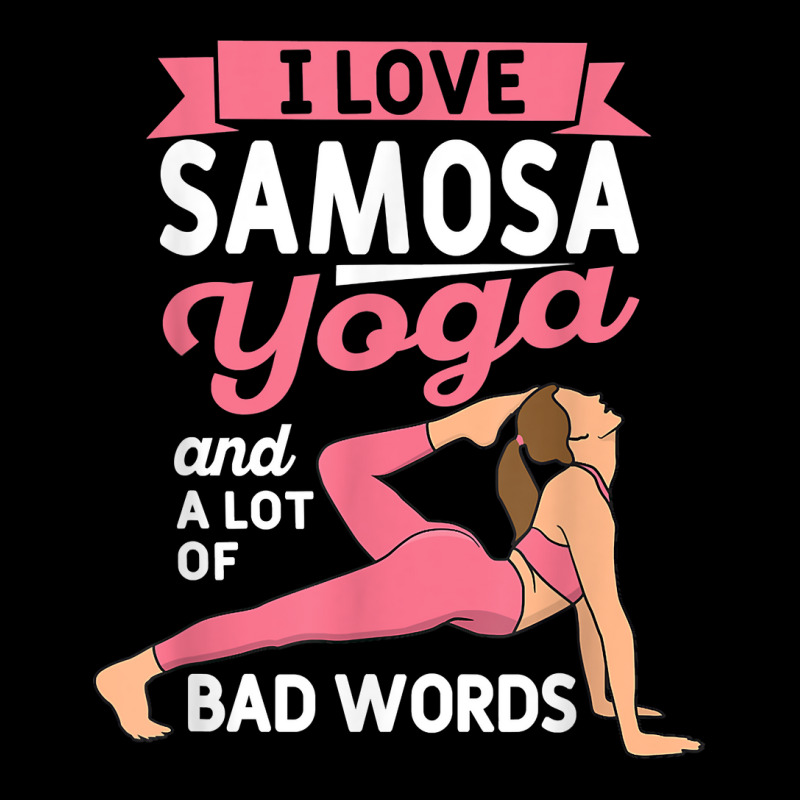 Samosa Yoga And Lot Of Bad Words Pilates Funny Yogi Humor T Shirt Cropped Hoodie by jessamynb4pru | Artistshot