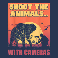 Shoot The Animals… With Cameras Photographer Camera T Shirt Ladies Denim Jacket | Artistshot