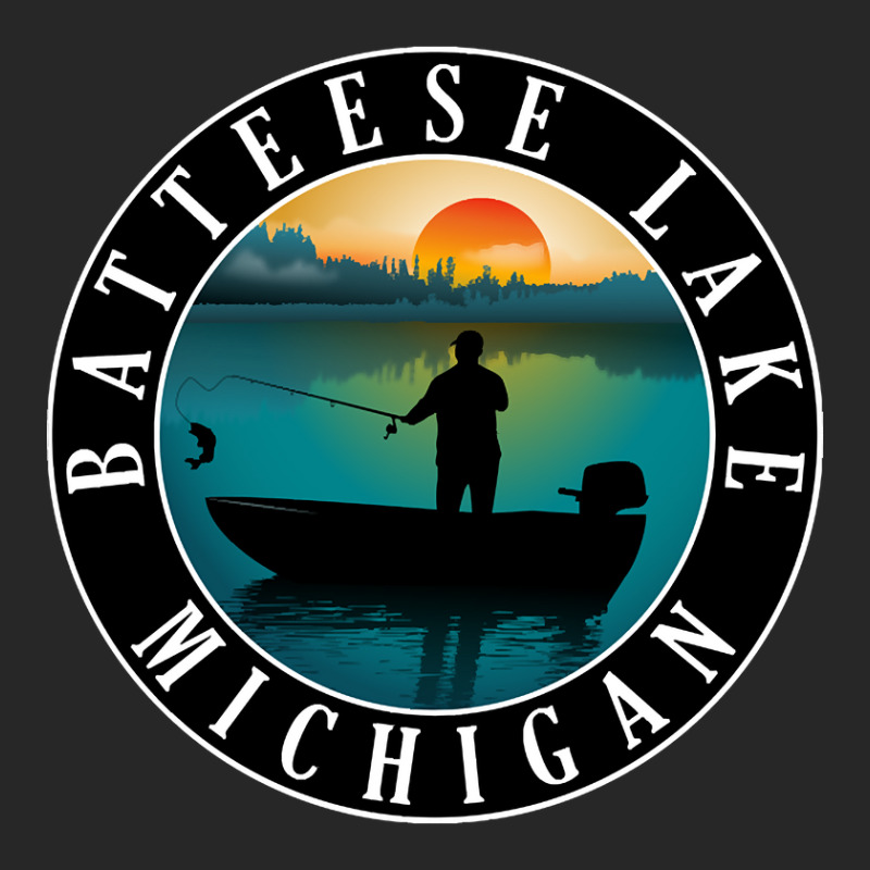 Limited Edition Batteese Lake Fishing Michigan Sunset Men's T-shirt Pajama Set | Artistshot