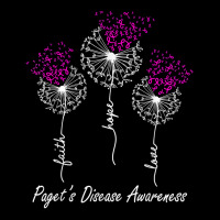 Paget’s Disease Awareness Faith Hope Love Dandelion T Shirt Fleece Short | Artistshot