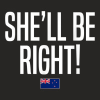 She'll Be Right New Zealand Slang T Shirt Ladies Fitted T-shirt | Artistshot