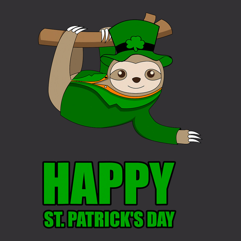 Irish Sloth Happy St Patricks Day Gift Kids Ireland Vintage Hoodie | Artistshot