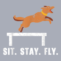 Sit Stay Fly Dock Diving Canine Water Sport Dock Diver T Shirt Tank Dress | Artistshot