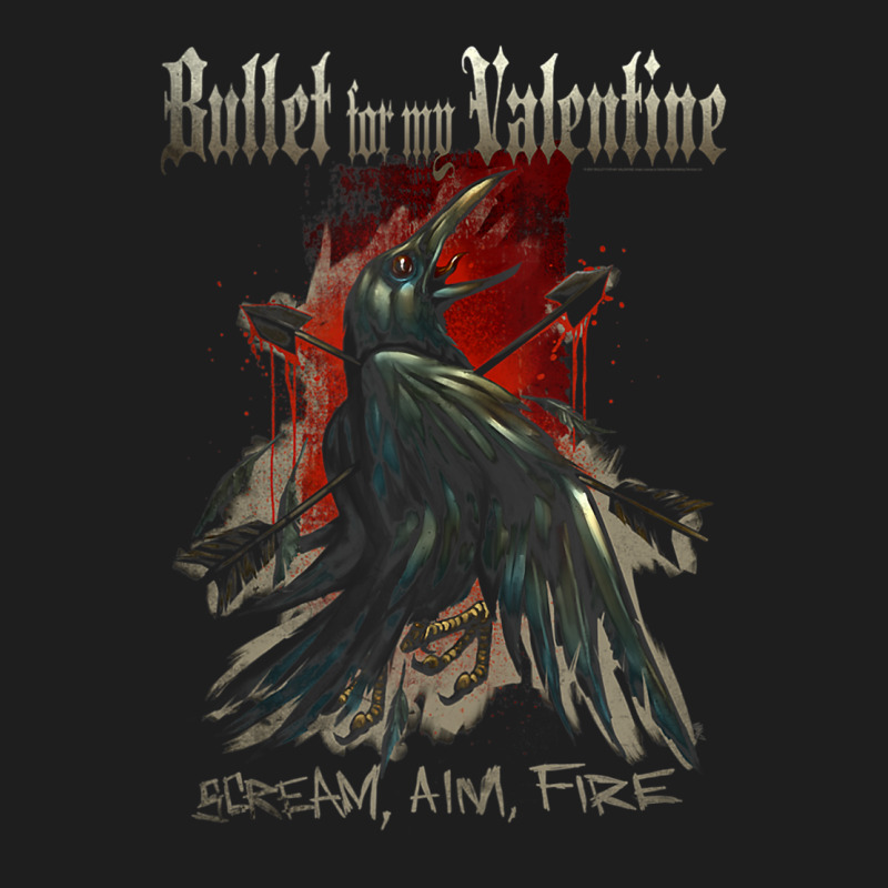 Bullet For My Valentine – Scream Aim Fire Crow Classic T-shirt by Iribe890 | Artistshot