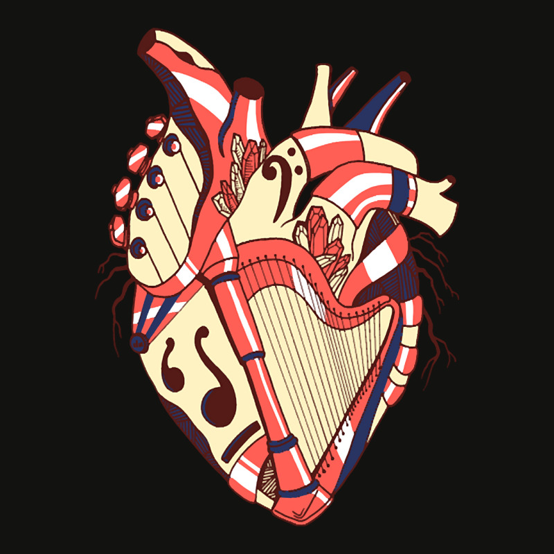 Hot Trend Choco Retro No 2 Musical Heart Scorecard Crop Tee by Mcrae Murry | Artistshot