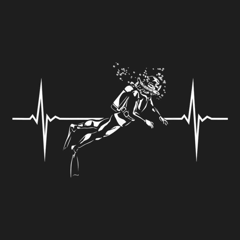 Underwater Scuba Diving Heartbeat For Divers T Shirt Classic T-shirt by katheleenweb0 | Artistshot