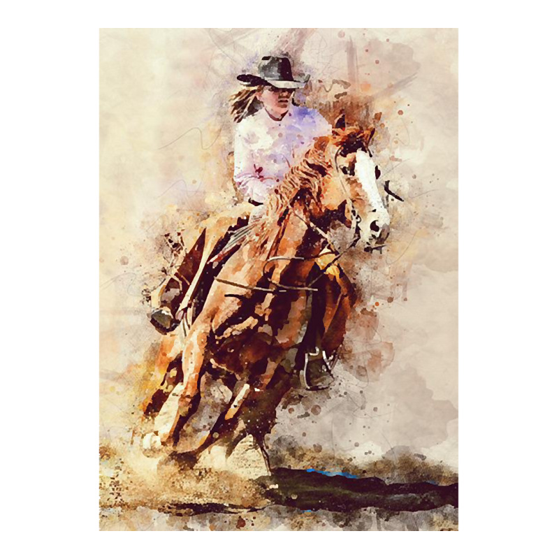 Hot Trend Cowgirl  Rides Galloping Horse Sticker | Artistshot