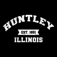 Womens Huntley Illinois Il Vintage Athletic Sports Established V Neck Graphic T-shirt | Artistshot