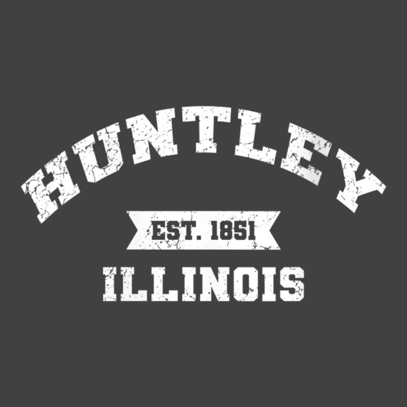 Womens Huntley Illinois Il Vintage Athletic Sports Established V Neck Vintage T-Shirt by matheeishilo | Artistshot