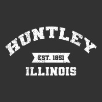 Womens Huntley Illinois Il Vintage Athletic Sports Established V Neck Baby Bodysuit | Artistshot