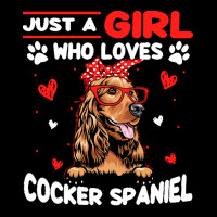 Just A Girl Who Loves Dogs T  Shirt Vintage Just A Girl Who Love Cocke Zipper Hoodie | Artistshot