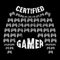 Certified Gamer Funny Video Games Gaming Game Graphic T-shirt | Artistshot