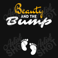 Womens Beauty And The Bump Metal Print Horizontal | Artistshot