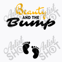 Womens Beauty And The Bump T-shirt | Artistshot