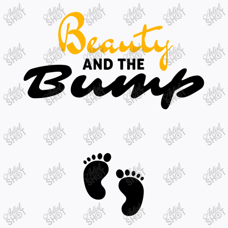 Womens Beauty And The Bump T-shirt | Artistshot