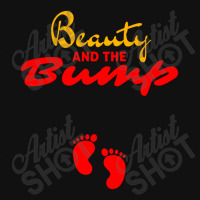 Womens Beauty And The Bump Graphic T-shirt | Artistshot
