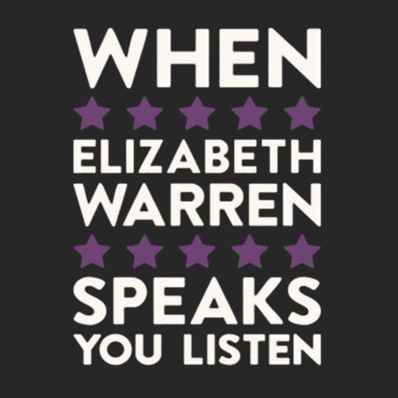 When Elizabeth Warren Speaks You Listen Men's T-shirt Pajama Set | Artistshot